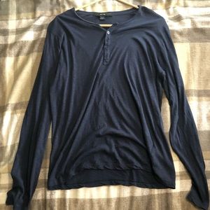 Joes jeans soft Henley long sleeve shirt